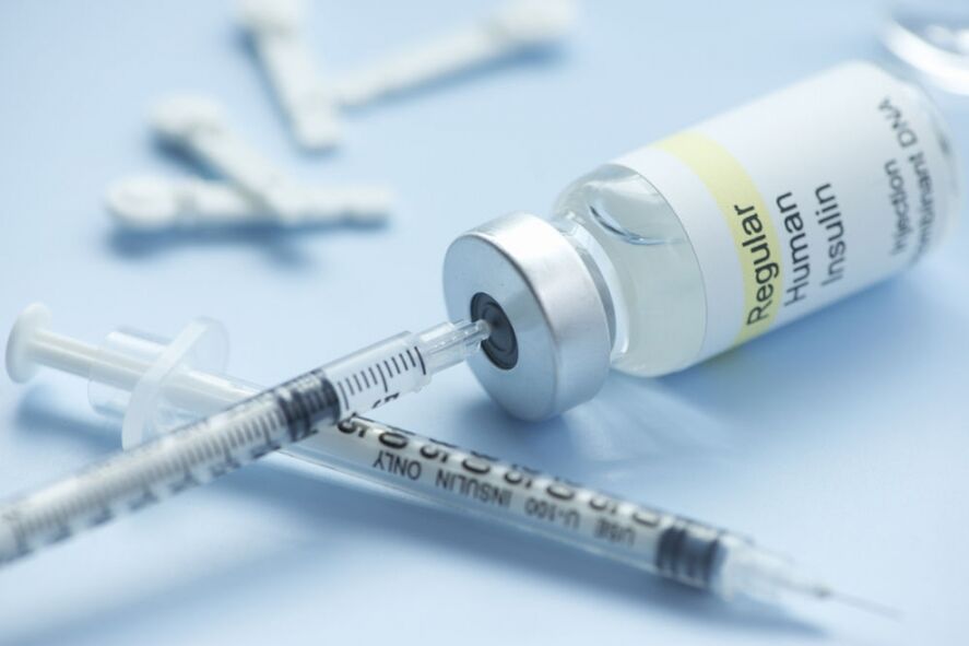 Un método común de administrar insulina es mediante inyecciones. 