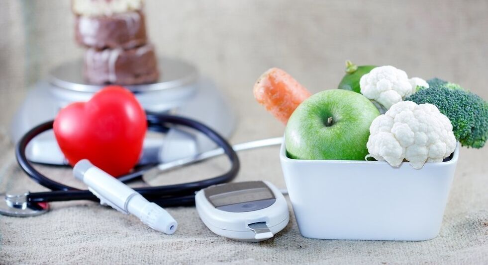 Los pacientes con diabetes deben renunciar a los dulces a favor de las verduras y las frutas